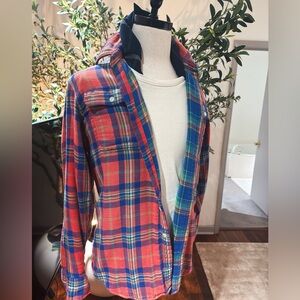 Ralph Lauren Polo Multicolored Plaid lined super soft button down Shirt